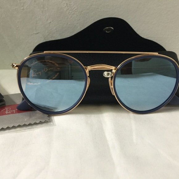 NWT Ray-Ban Double Bridge Rounds RB3647